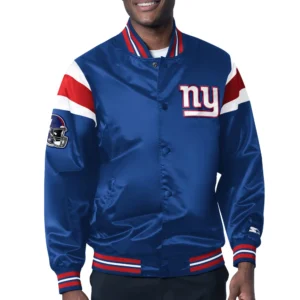 New York Giants Royal Blue Varsity Jacket