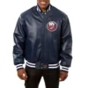 New York Islanders Varsity Jacket Navy