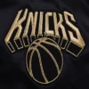 New York Knicks Black & Gold Varsity Black Jacket 4