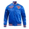 New York Knicks Blue Retro Classic Varsity Jacket