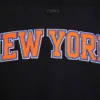 New York Knicks Classic Wool Varsity Black Jacket 5
