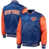New York Knicks Enforcer Blue Varsity Jacket 3
