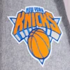 New York Knicks Mashup Wool Varsity Grey Jacket 5