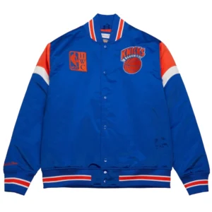 New York Knicks Satin Cooperstown Heavyweight Varsity Jacket