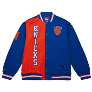 New York Knicks Team OG 2.0 Satin Varsity Jacket