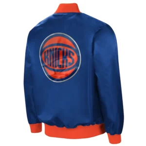 New York Knicks The Ambassador Varsity Blue Jacket 1