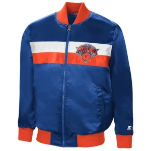 New York Knicks The Ambassador Varsity Blue Jacket