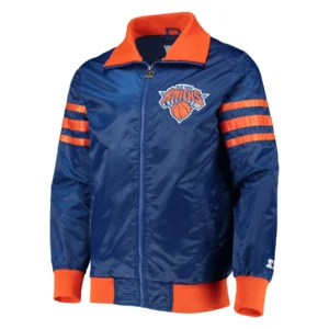 New York Knicks The Captain II Varsity Blue Jacket