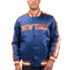 New York Knicks The Offensive Blue Varsity Jacket 1