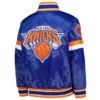 New York Knicks Youth Home Game Varsity Blue Jacket 1