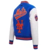 New York Mets Retro Classic Women’s Wool & Leather Varsity Jacket 3