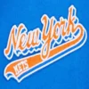 New York Mets Script Tail Wool & Leather Varsity Jacket 5