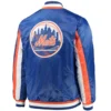 New York Mets The Ace Satin Varsity Jacket – Blue 1