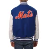 New York Mets Two Tone Wool & Leather Jacket 1