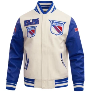 New York Ranger Men’s Ice Hockey Varsity Jacket