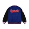 New York Rangers Blue Varsity Jacket 1