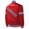 New York Rangers Slider Red Varsity Jacket 1