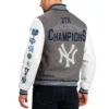 New York Yankees Challenger Wool & Leather Varsity Jacket 1