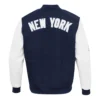 New York Yankees Classic Logo Wool & Leather Varsity Jacket 3