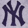 New York Yankees Old English Wool & Leather Varsity GreyWhite Jacket 4