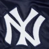 New York Yankees Retro Classic Full-Snap Navy Satin Varsity Jacket 5