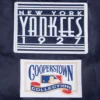 New York Yankees Retro Classic Full-Snap Navy Satin Varsity Jacket 7
