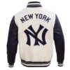 New York Yankees Retro Classic Wool & Leather Varsity Jacket 1