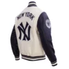 New York Yankees Retro Classic Wool & Leather Varsity Jacket 2