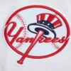New York Yankees Script Tail Wool & Leather Varsity Jacket 6