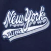 New York Yankees Script Tail Wool & Leather Varsity Jacket 8