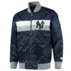 New York Yankees The Ambassador Satin Varsity Jacket