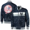 New York Yankees The Ambassador Satin Varsity Jacket 3