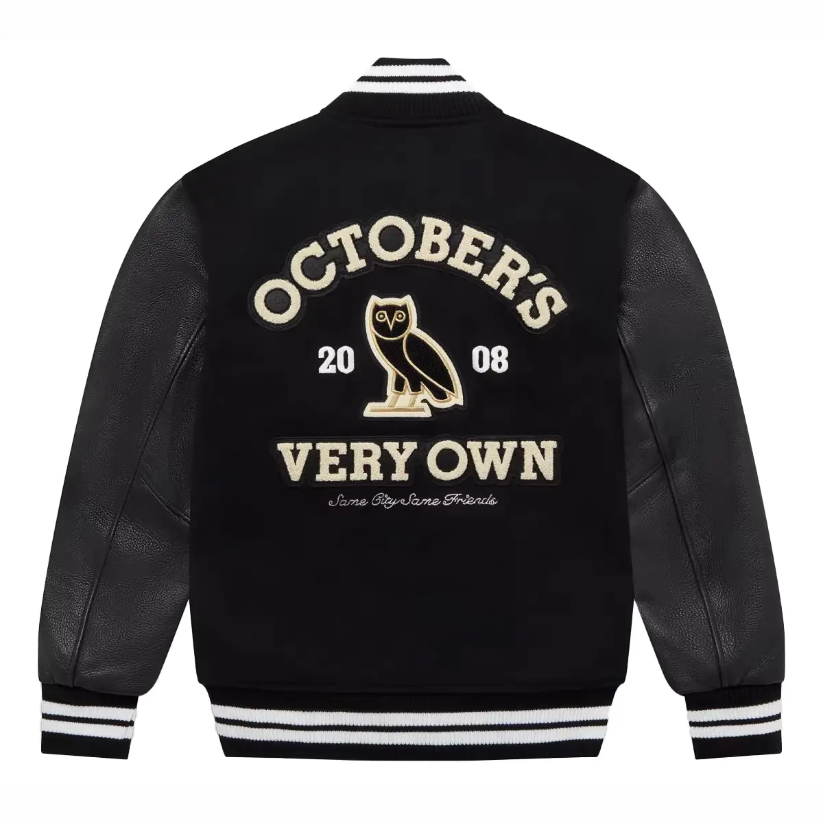 OVO Collegiate Varsity Jacket Black 1
