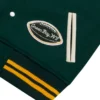 OVO x NFL Green Bay Packers Green Full-Snap Varsity Jacket 3