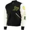 Oakland Athletics Classic Logo Wool & Leather Varsity Jacket