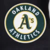 Oakland Athletics Mashup Wool & Leather Varsity Jacket – BlackWhite 4