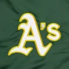 Oakland Athletics Pick & Roll Full-Snap Green Satin Varsity Jacket 2