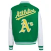 Oakland Athletics Retro Classic Women’s Wool & Leather Varsity Jacket 1