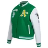 Oakland Athletics Retro Classic Women’s Wool & Leather Varsity Jacket 2