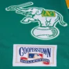 Oakland Athletics Retro Classic Wool & Leather Green Varsity Jacket 6