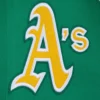 Oakland Athletics Retro Classic Wool & Leather Green Varsity Jacket 8