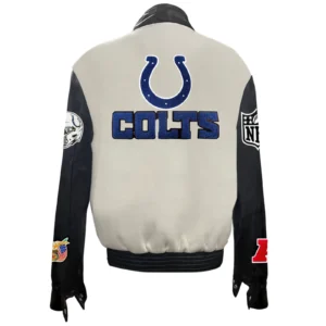 Off White Indianapolis Colts Jeff Hamilton Jacket 1