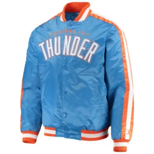 Oklahoma City Thunder Blue The Offensive Varsity Jacket