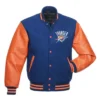 Oklahoma City Thunder Letterman Blue Wool Varsity Jacket