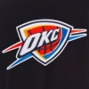 Oklahoma City Thunder One Color Varsity Jacket 3