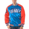 Oklahoma City Thunder Renegade Blue Varsity Jacket