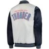 Oklahoma City Thunder The Enforcer White Varsity Jacket 1