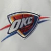 Oklahoma City Thunder The Enforcer White Varsity Jacket 2
