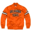 Oklahoma State Orange Cowboys Bomber Varsity Jacket