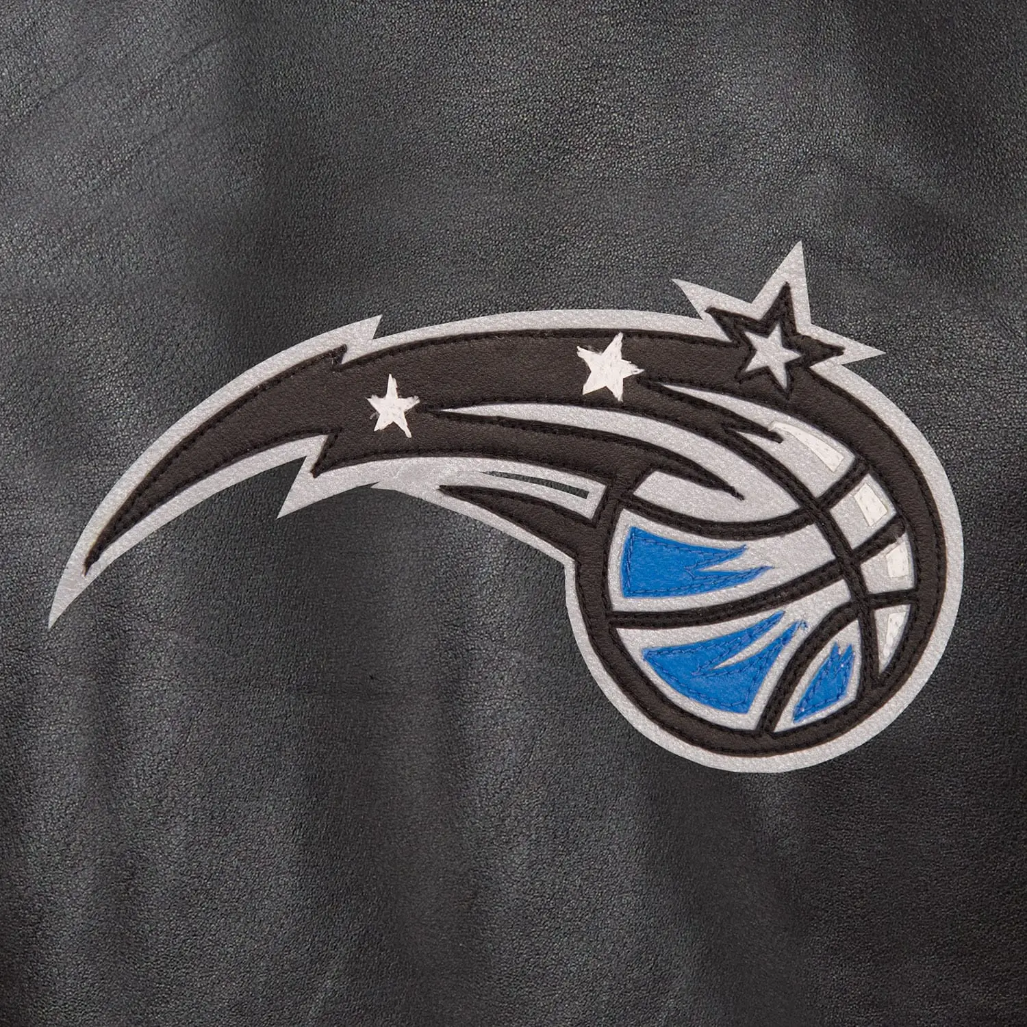 Orlando Magic Domestic Black Leather Jacket 2